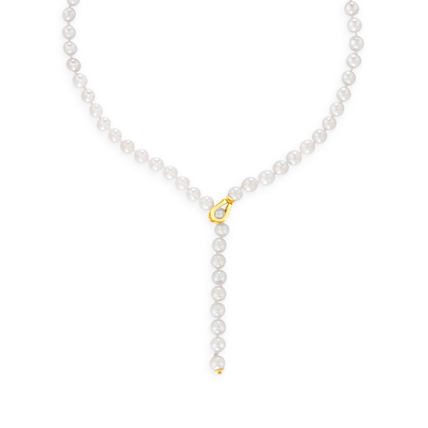 NECKLACE GOLD 750 & PEARLS - 93782