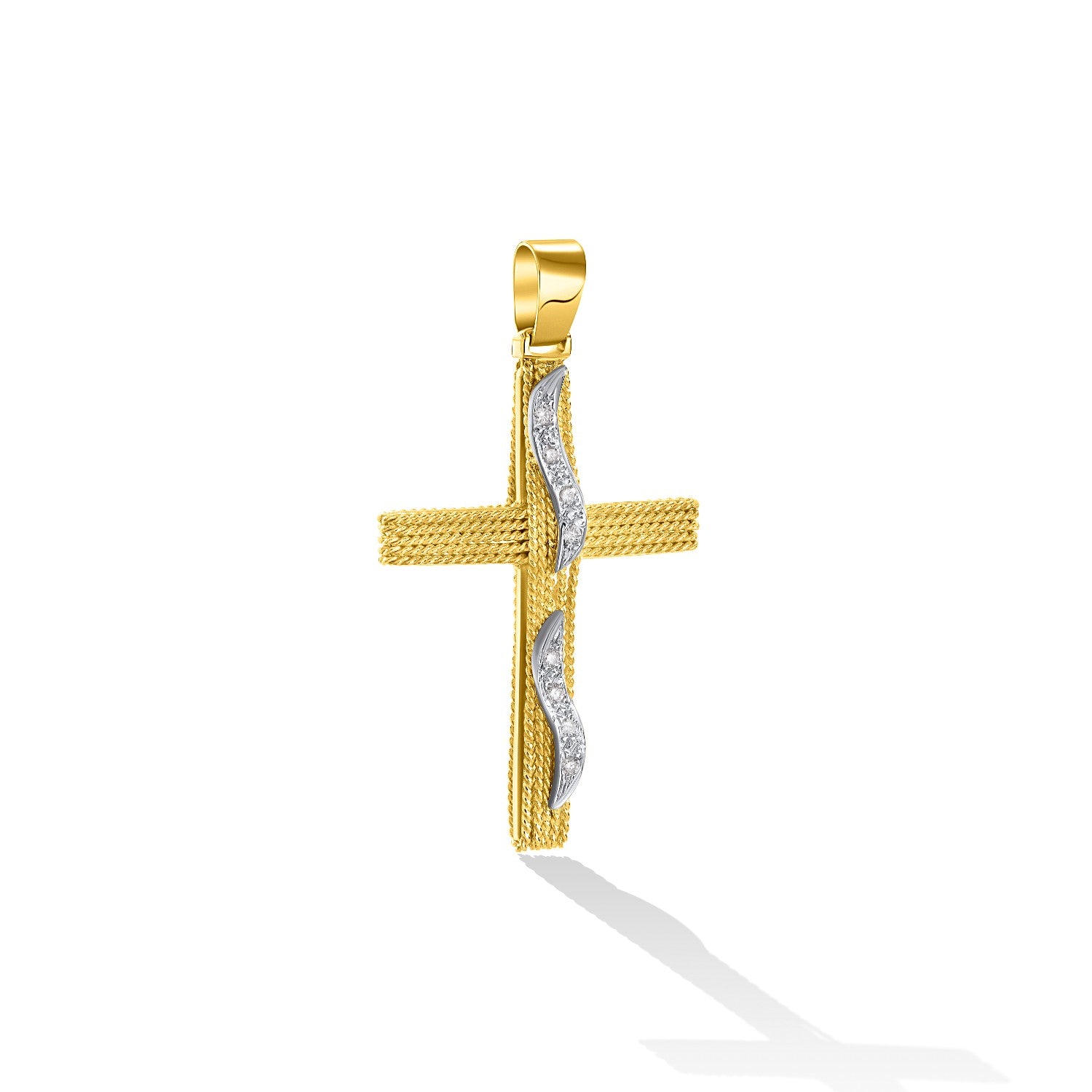 CROSS GOLD 750 & PRECIOUS STONES - 94118