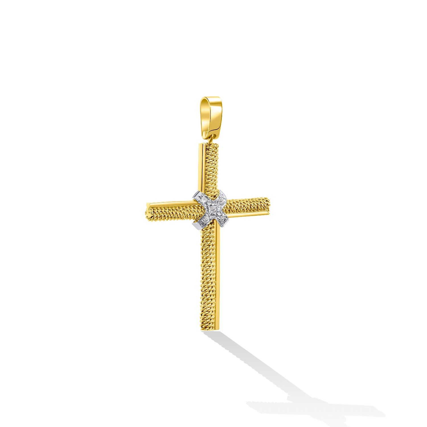 CROSS GOLD 750 & PRECIOUS STONES - 94123