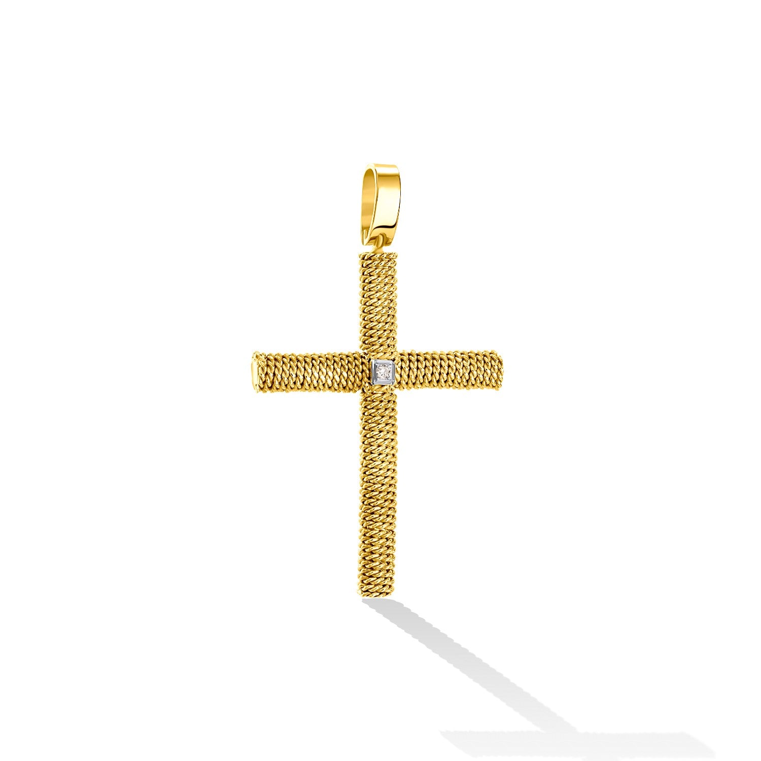 CROSS GOLD 750 & PRECIOUS STONES - 94125