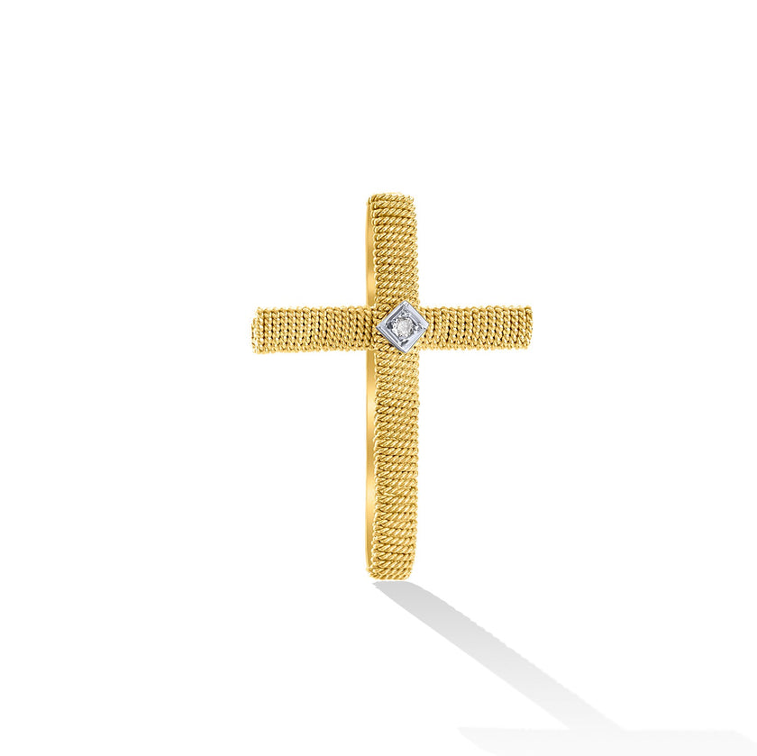 CROSS GOLD 750 & PRECIOUS STONES - 94126
