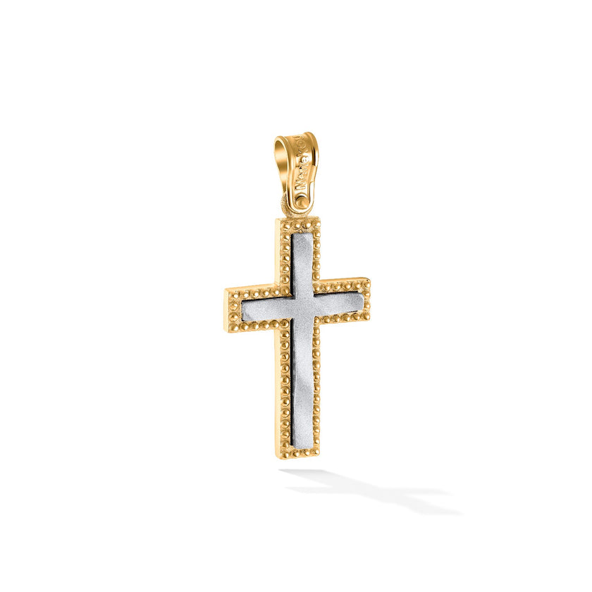 CROSS YELLOW & WHITE GOLD 585 - 94625