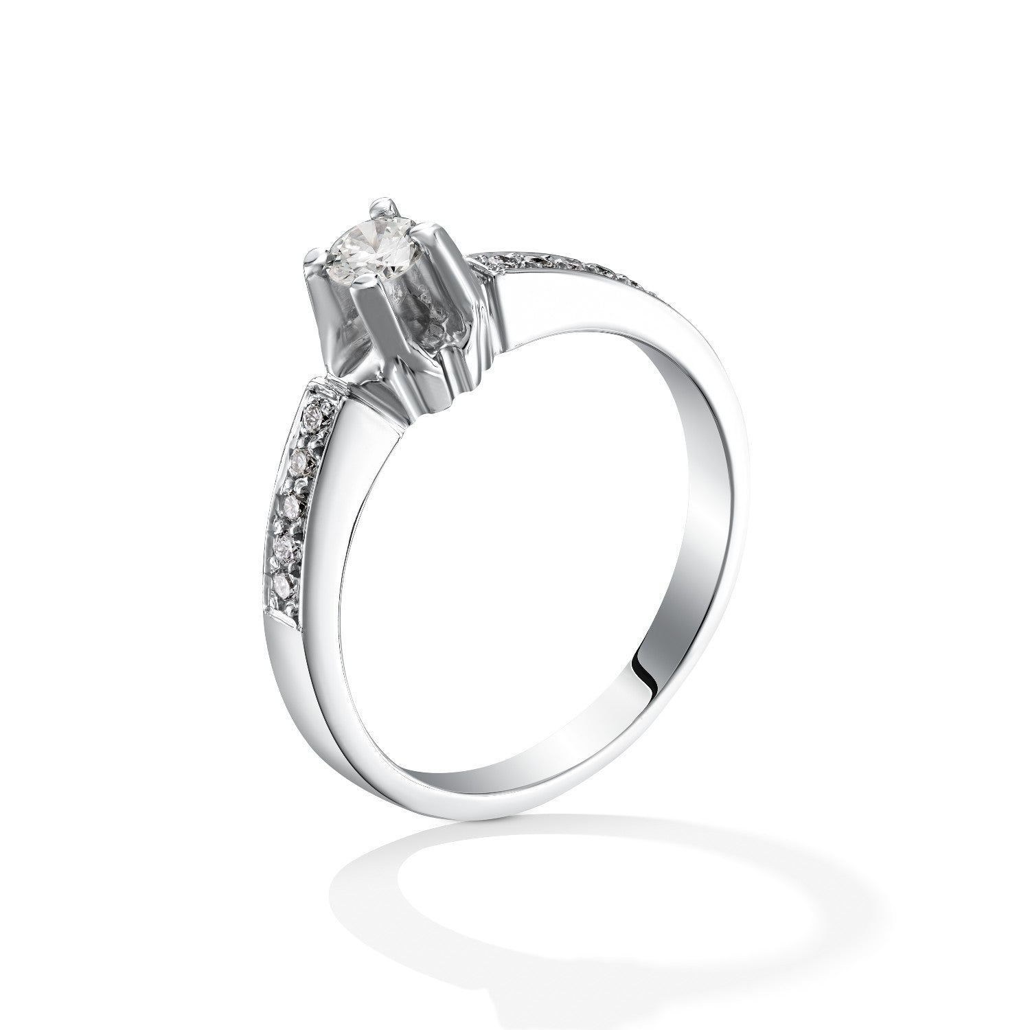 RING WHITE GOLD 750 & PRECIOUS STONES - 94872