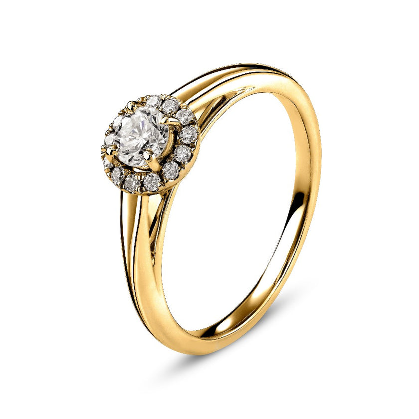 RING GOLD 750 & PRECIOUS STONES - 95273
