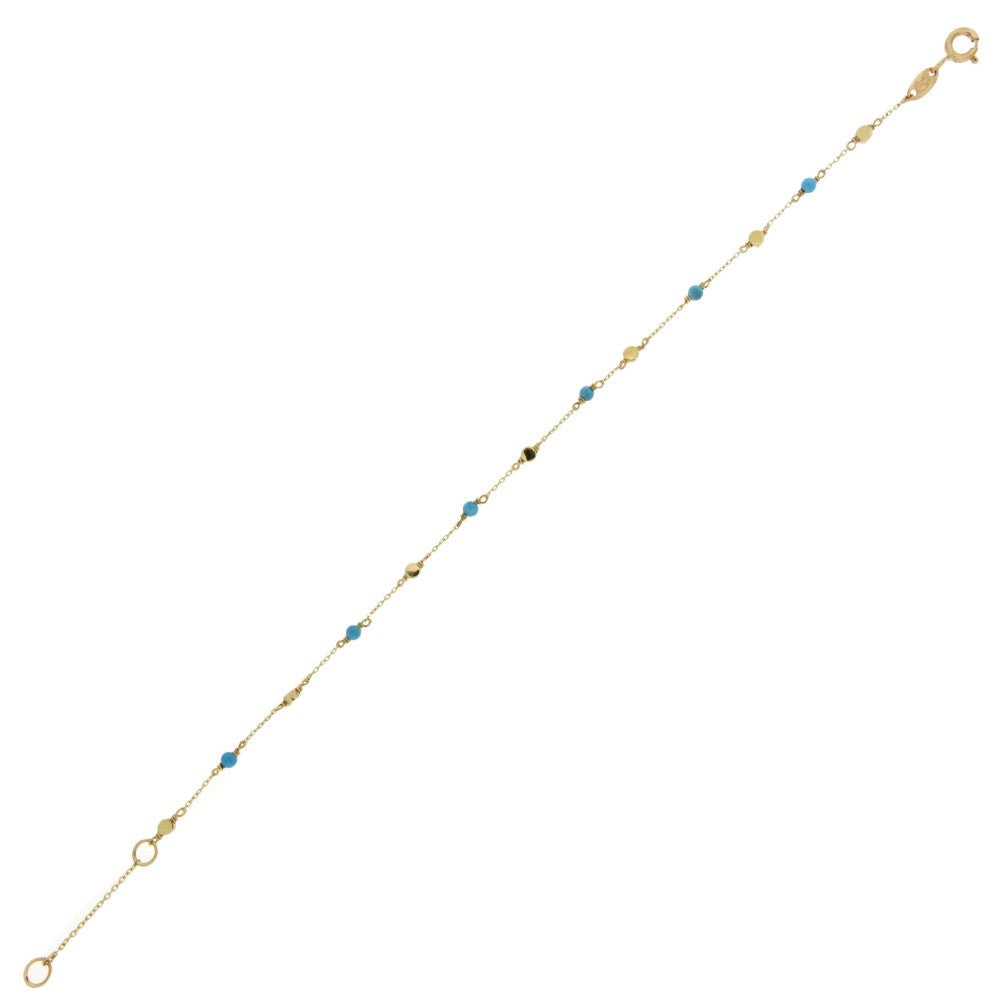BRACELET GOLD 585 & SEMIPRECIOUS STONES - 95641