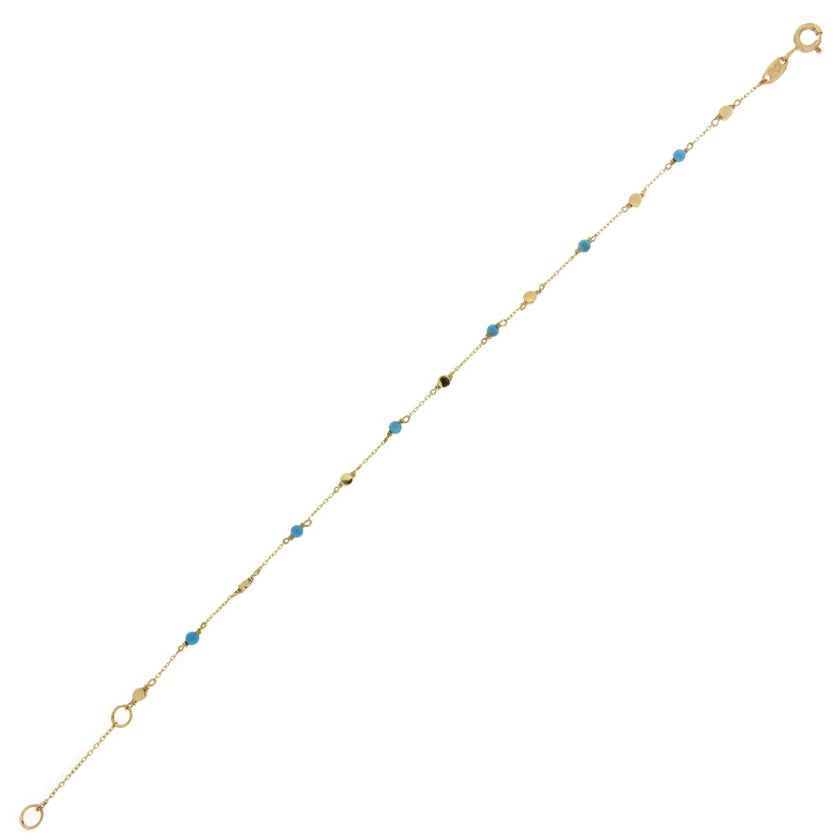 BRACELET GOLD 585 & SEMIPRECIOUS STONES - 95641