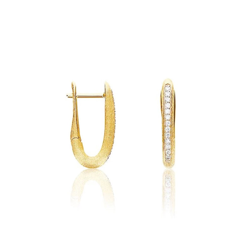 EARRINGS GOLD 750 & PRECIOUS STONES - 95911