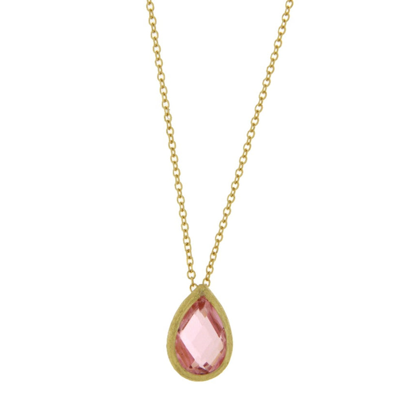 NECKLACE GOLD 585 & SEMIPRECIOUS STONES - 96264