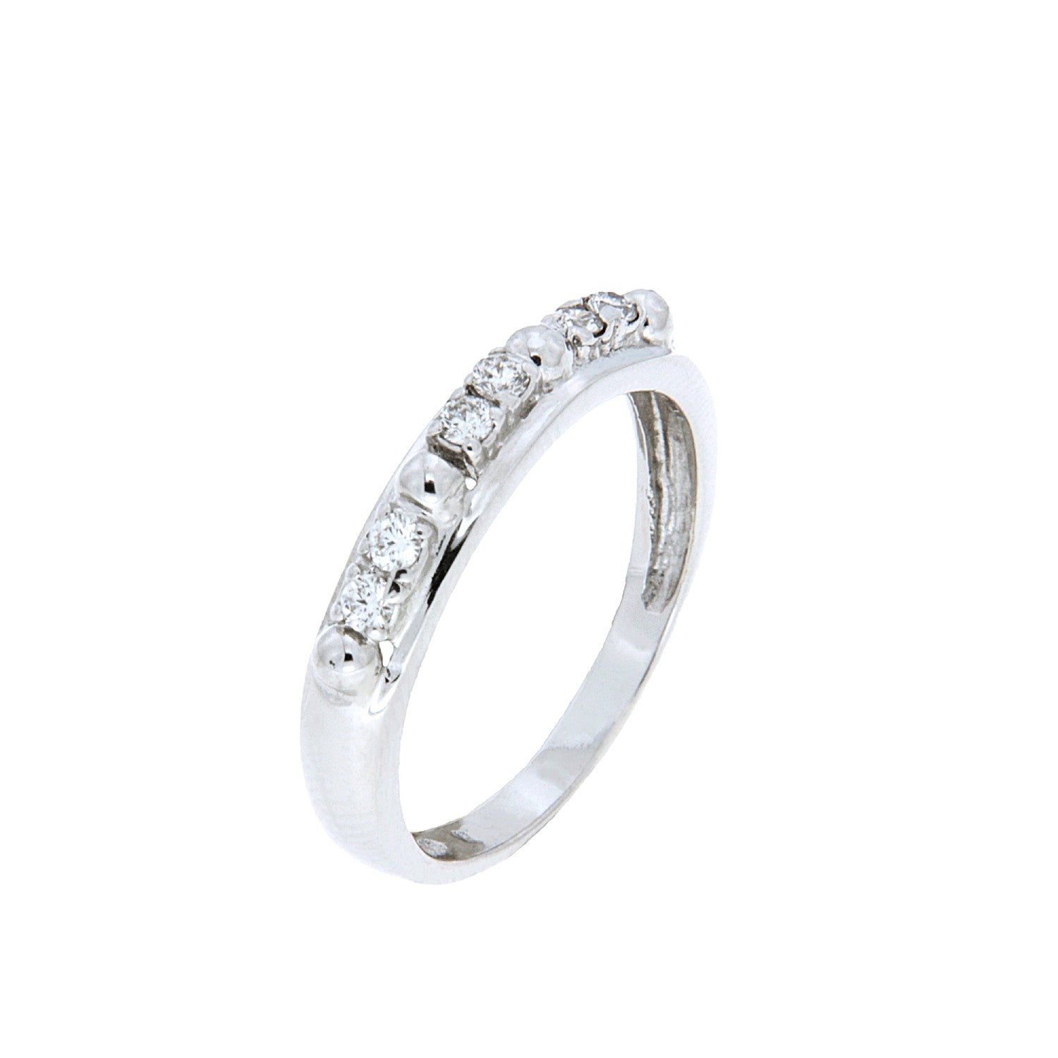 RING WHITE GOLD 750 & PRECIOUS STONES - 96327