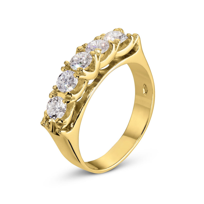 RING GOLD 750 & PRECIOUS STONES - 96331