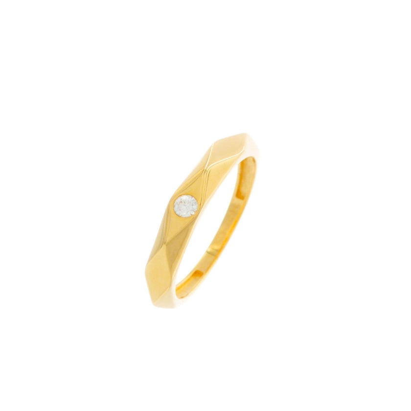 RING GOLD 585 & C.Z. - 96603
