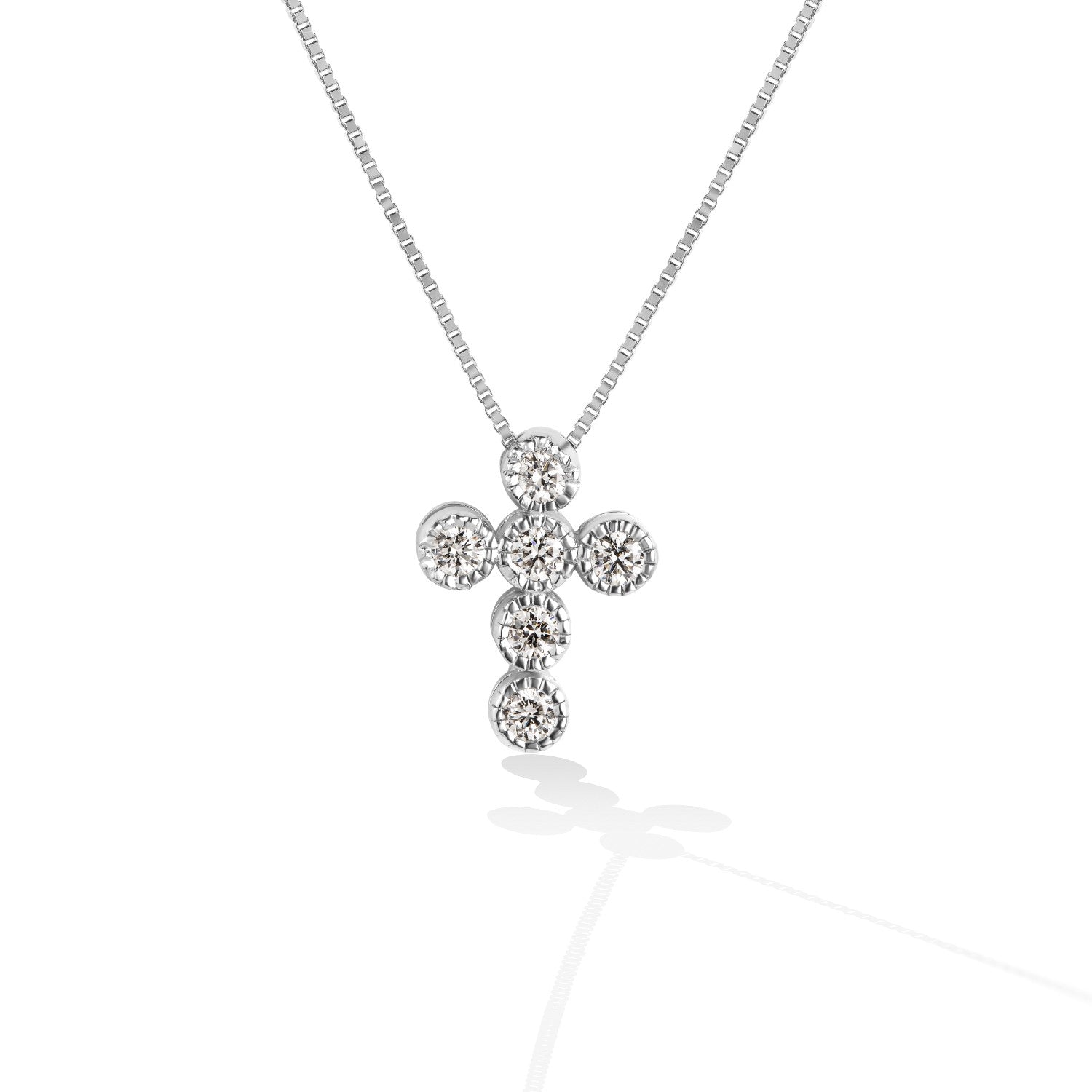 NECKLACE WHITE GOLD 750 & PRECIOUS STONES WITH CHAIN - 96652