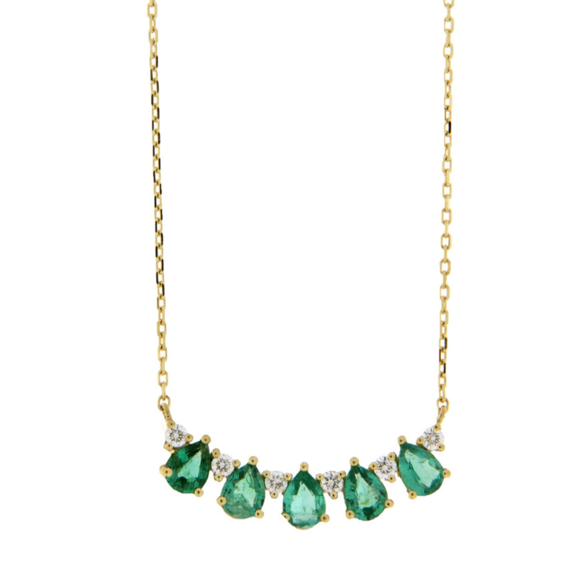 NECKLACE GOLD 750 & PRECIOUS STONES - 96803