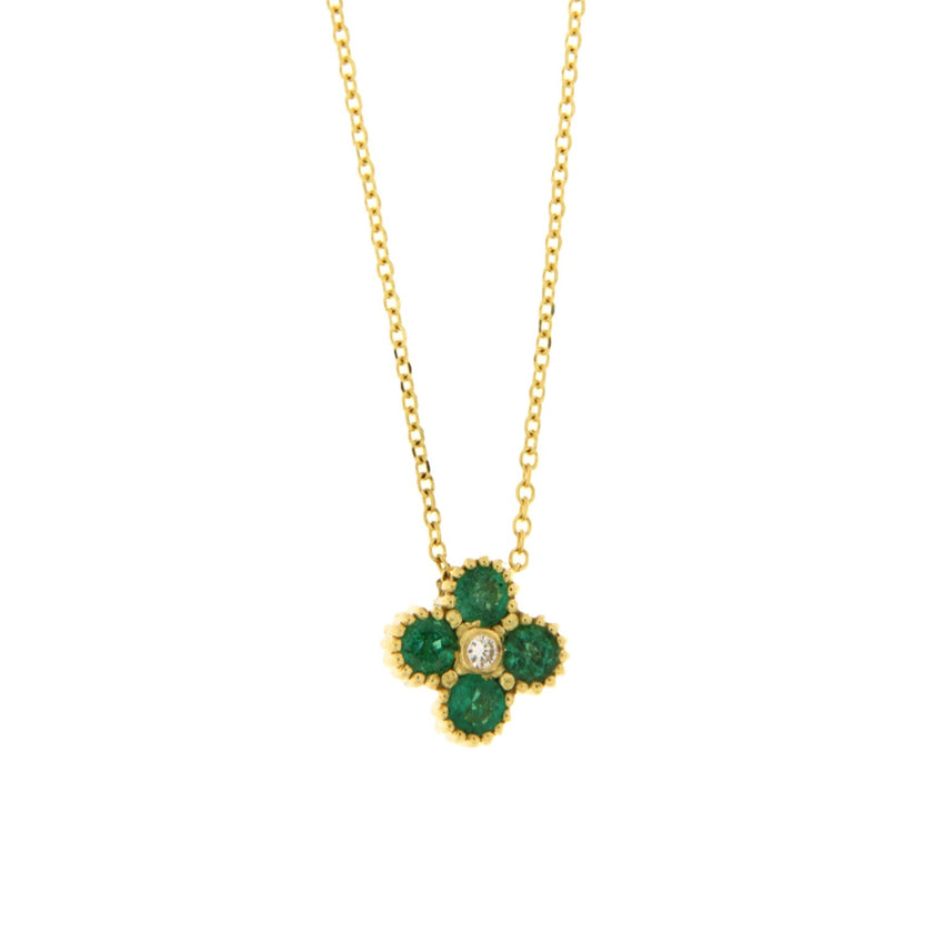 NECKLACE GOLD 750 & PRECIOUS STONES - 96806
