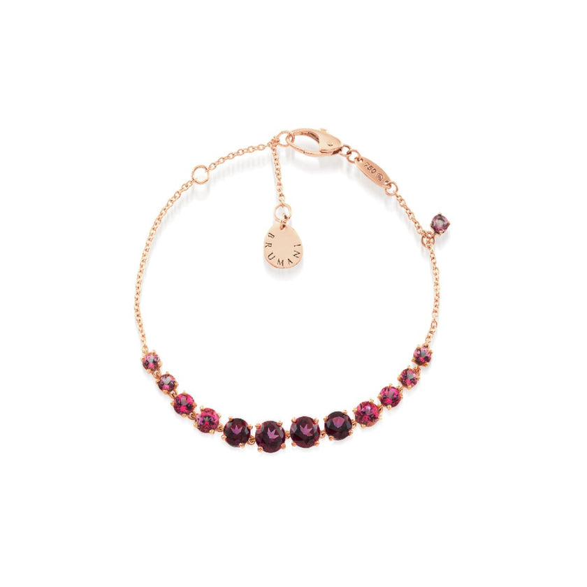 BRACELET PINK GOLD 750 & SEMIPRECIOUS STONES - 97059