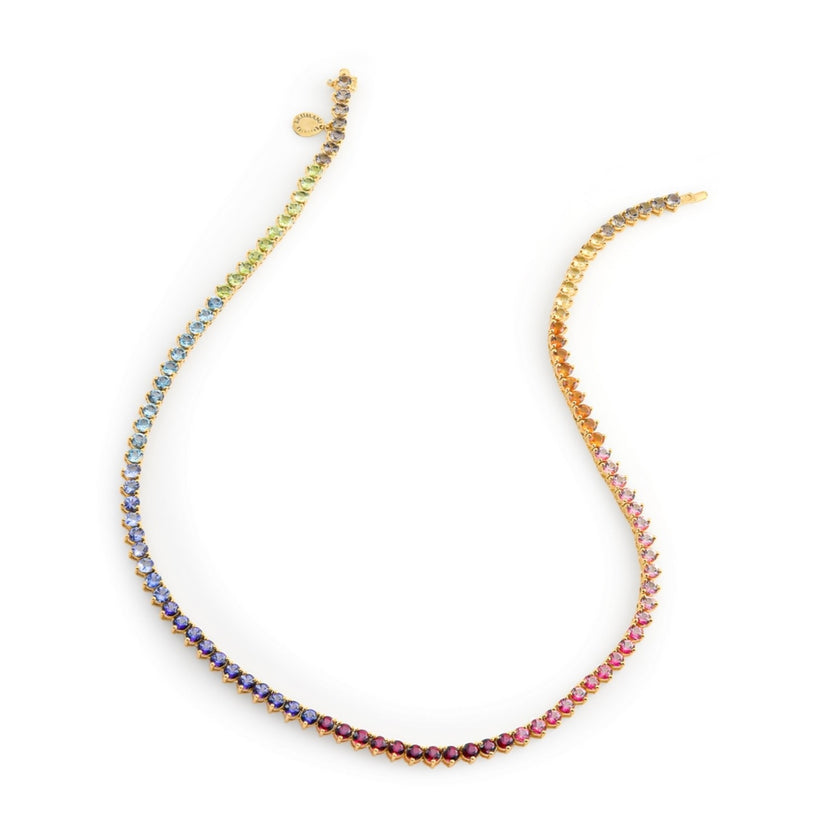 NECKLACE GOLD 750 & SEMIPRECIOUS STONES - 97068
