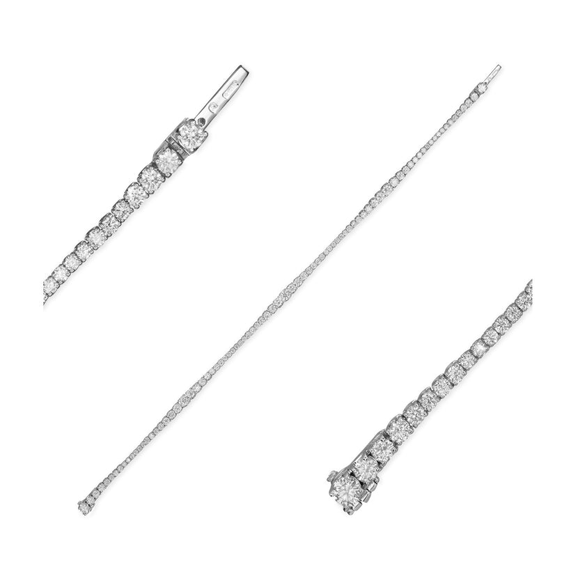 BRACELET WHITE GOLD 750 & PRECIOUS STONES - 97236