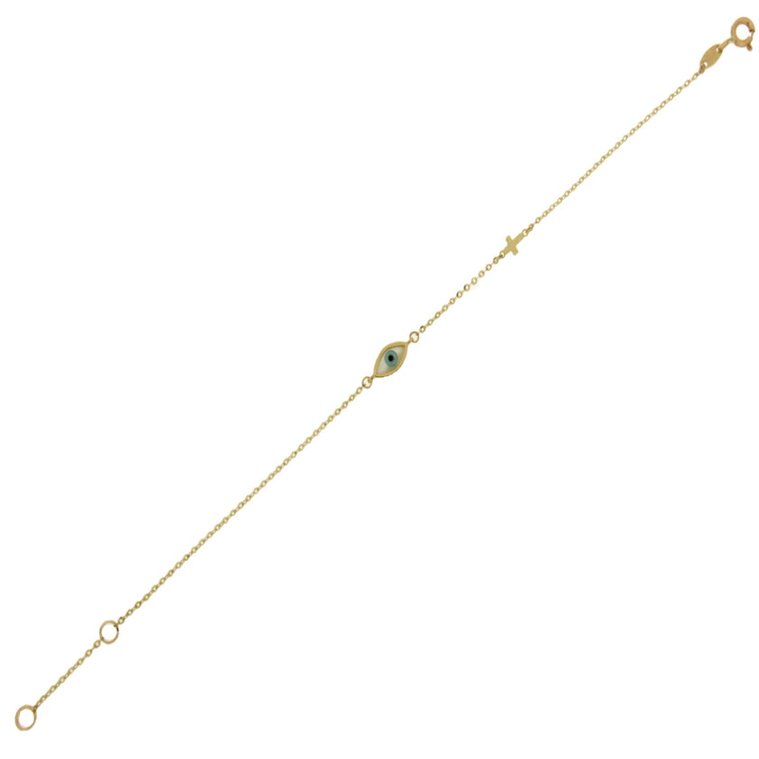 BRACELET GOLD 585 & SEMIPRECIOUS STONES - 97594