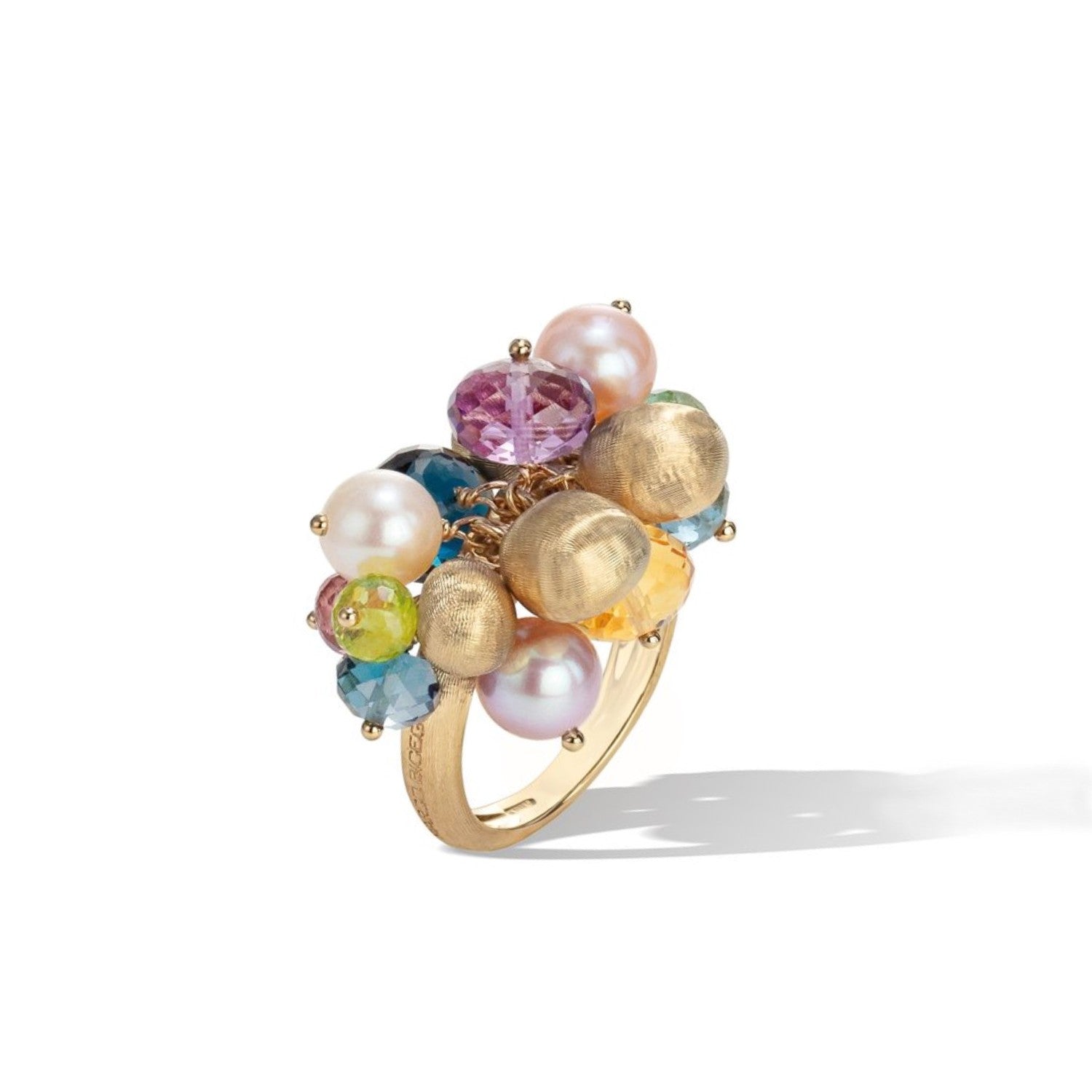 RING GOLD 750 & PRECIOUS STONES - 97647