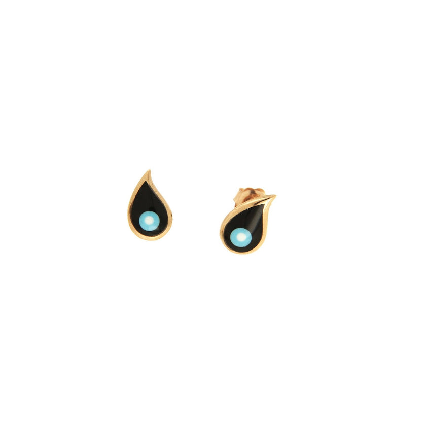 EARRINGS PINK GOLD 375 - 97905