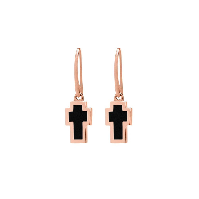 EARRINGS PINK GOLD 375 - 97907