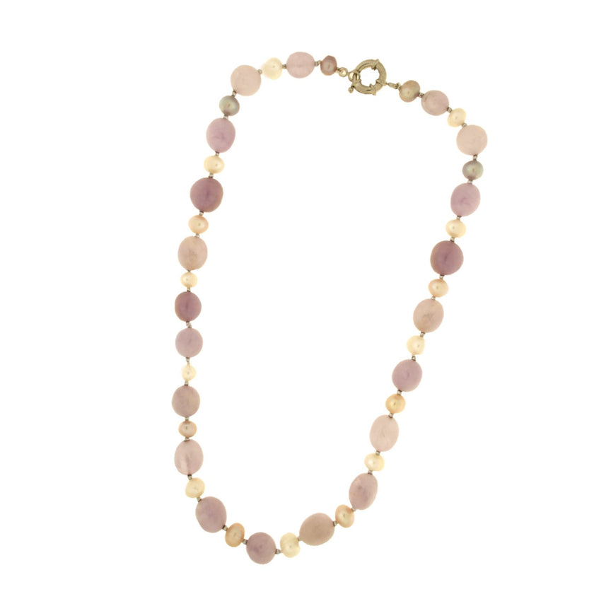 NECKLACE WITH PEARLS & SEMIPRECIOUS STONES - 98056