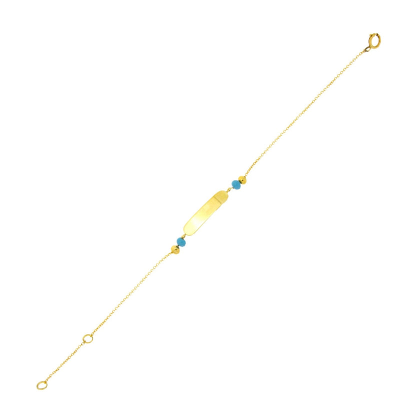 BRACELET GOLD 585 & SEMIPRECIOUS STONES - 98333