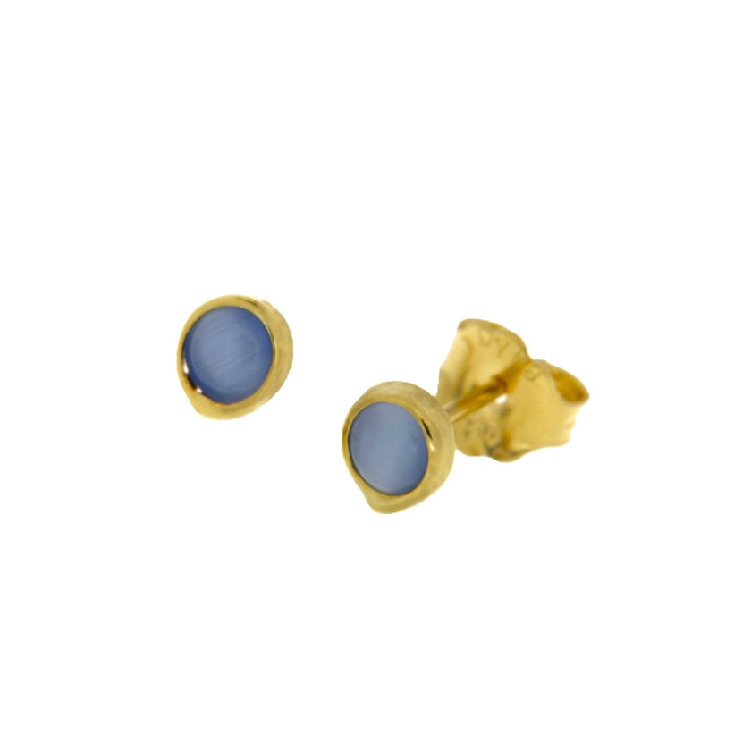 EARRINGS GOLD 585 & SEMIPRECIOUS STONES - 98441