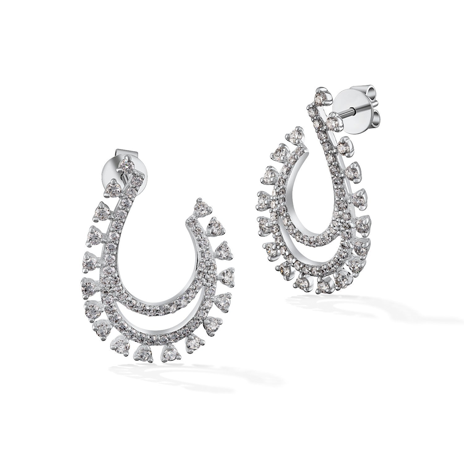 EARRINGS GOLD 750 & PRECIOUS STONES - 98494