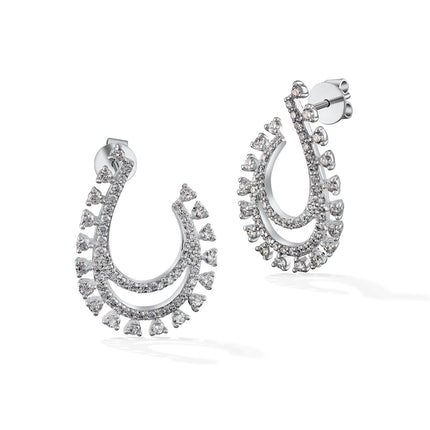 EARRINGS  GOLD 750 & PRECIOUS STONES - 98494