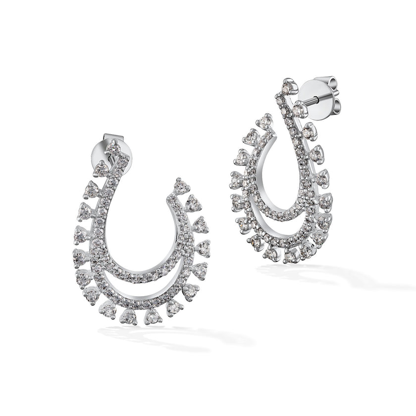 EARRINGS GOLD 750 & PRECIOUS STONES - 98494
