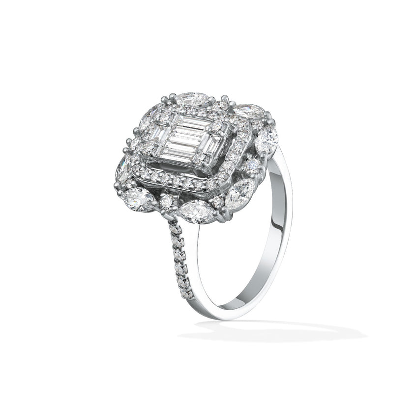 RING  GOLD 750 & PRECIOUS STONES - 98496