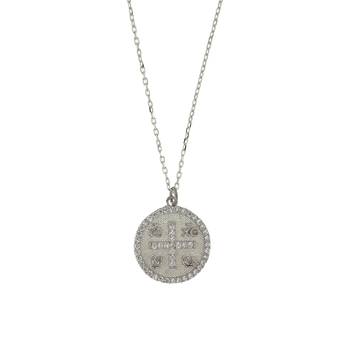NECKLACE SILVER 925 & SYNTHETIC STONES - 98557