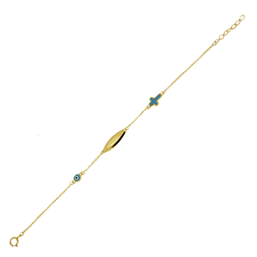 BRACELET YELLOW SILVER 925 - 98579