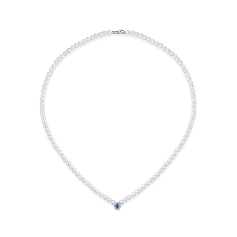 NECKLACE GOLD 750 & PRECIOUS STONES - 98657