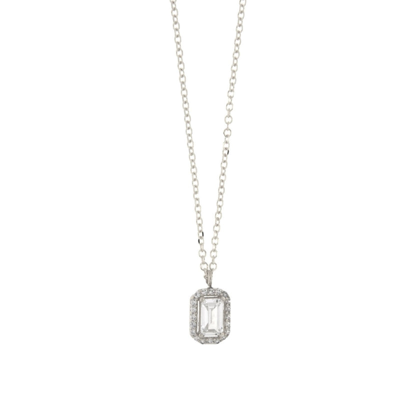 NECKLACE WHITE GOLD 585 & C.Z. - 98870