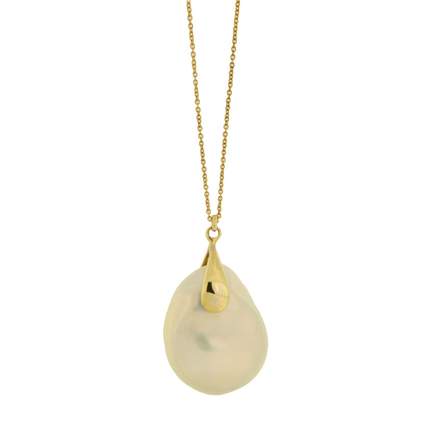 NECKLACE GOLD 750 & PEARL - 98952