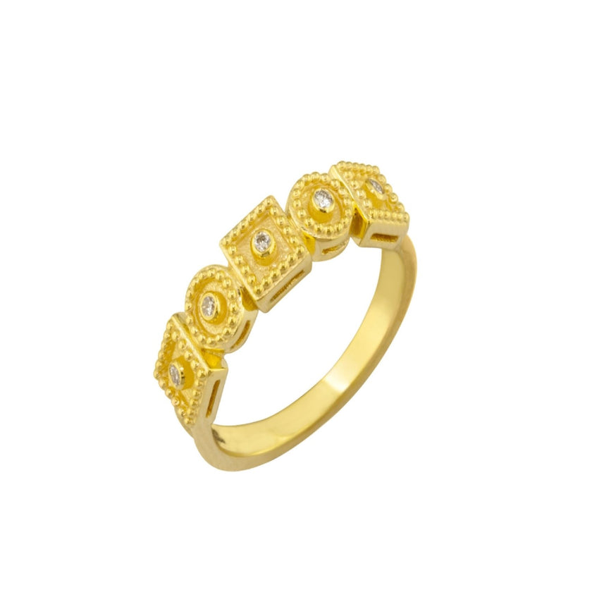 RING  GOLD 750 & PRECIOUS STONES - 98998