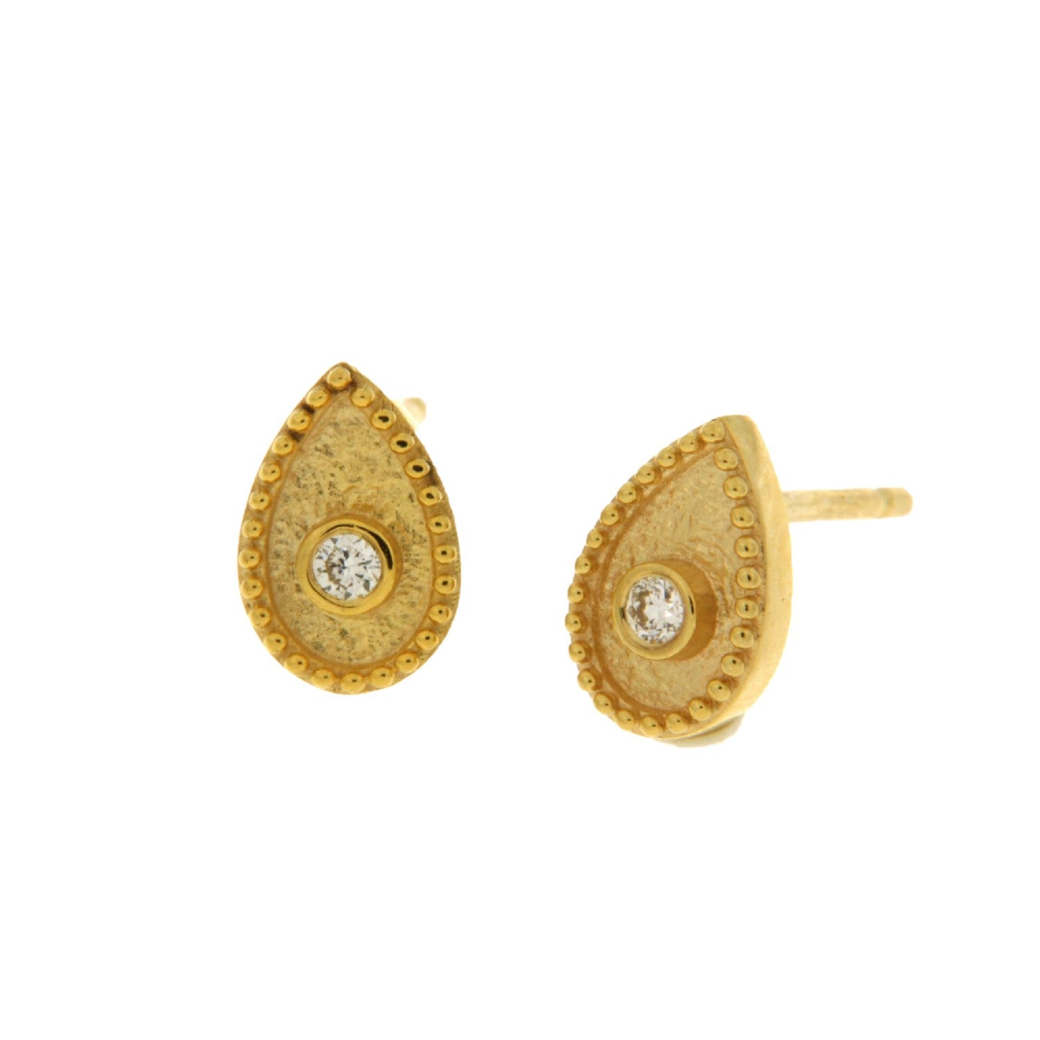 EARRINGS  GOLD 750 & PRECIOUS STONES - 99003