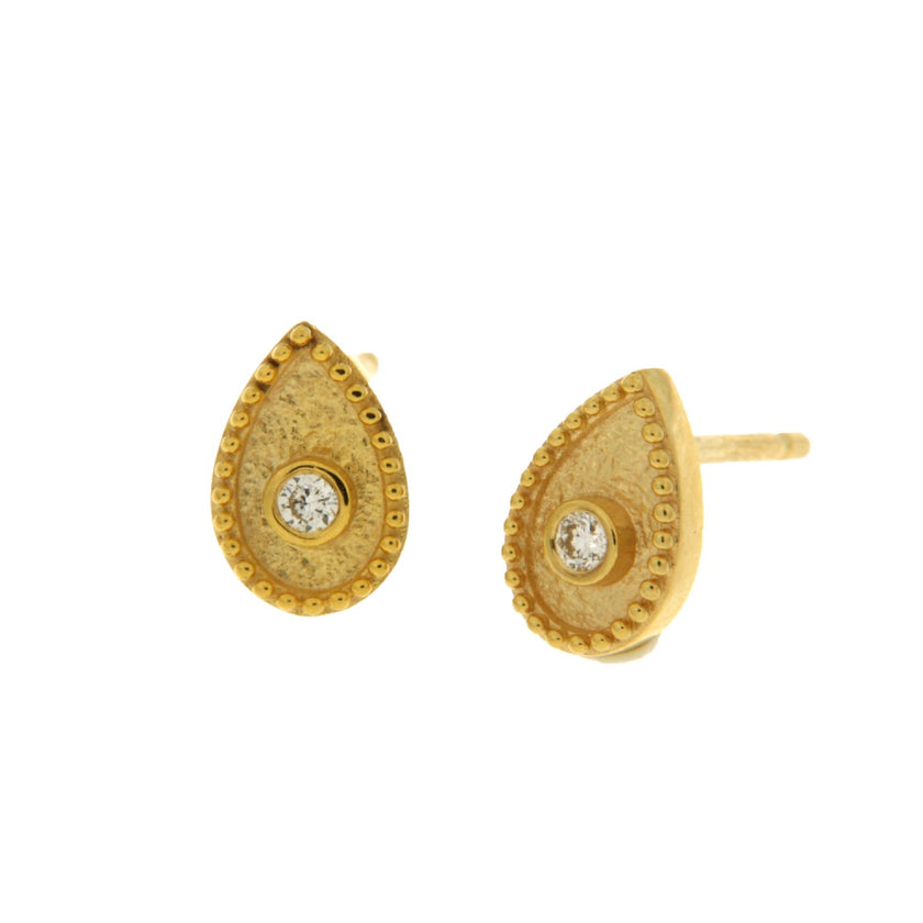 EARRINGS  GOLD 750 & PRECIOUS STONES - 99003