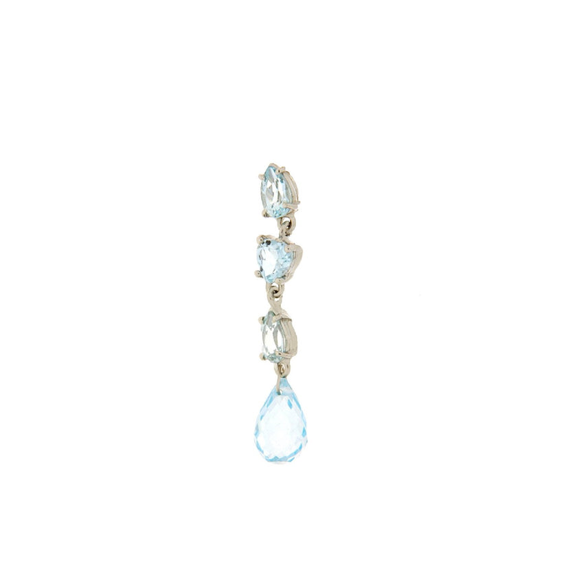 PENDANT WHITE GOLD 750 & SEMIPRECIOUS STONES - 99105