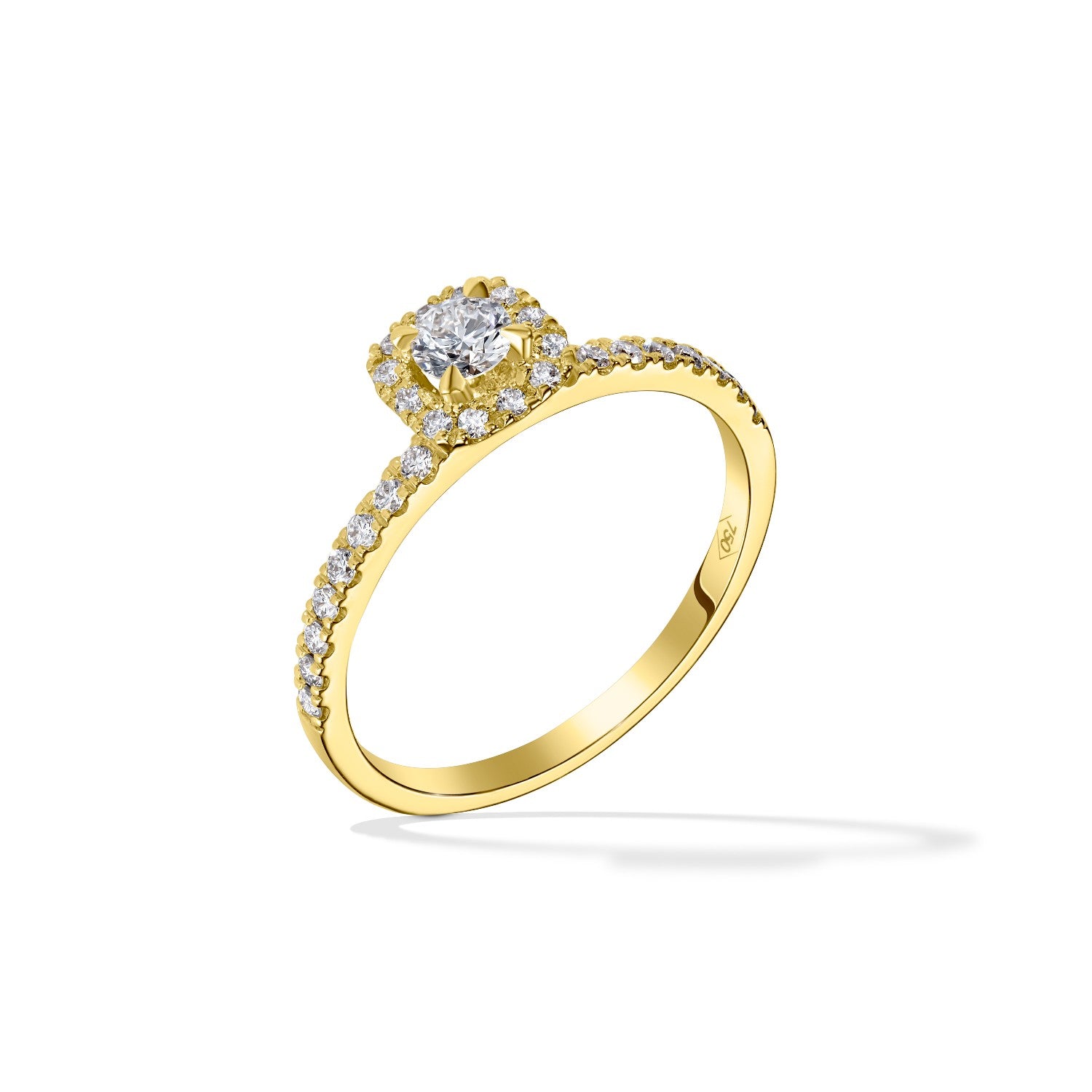 RING GOLD 750 & PRECIOUS STONES - 99329