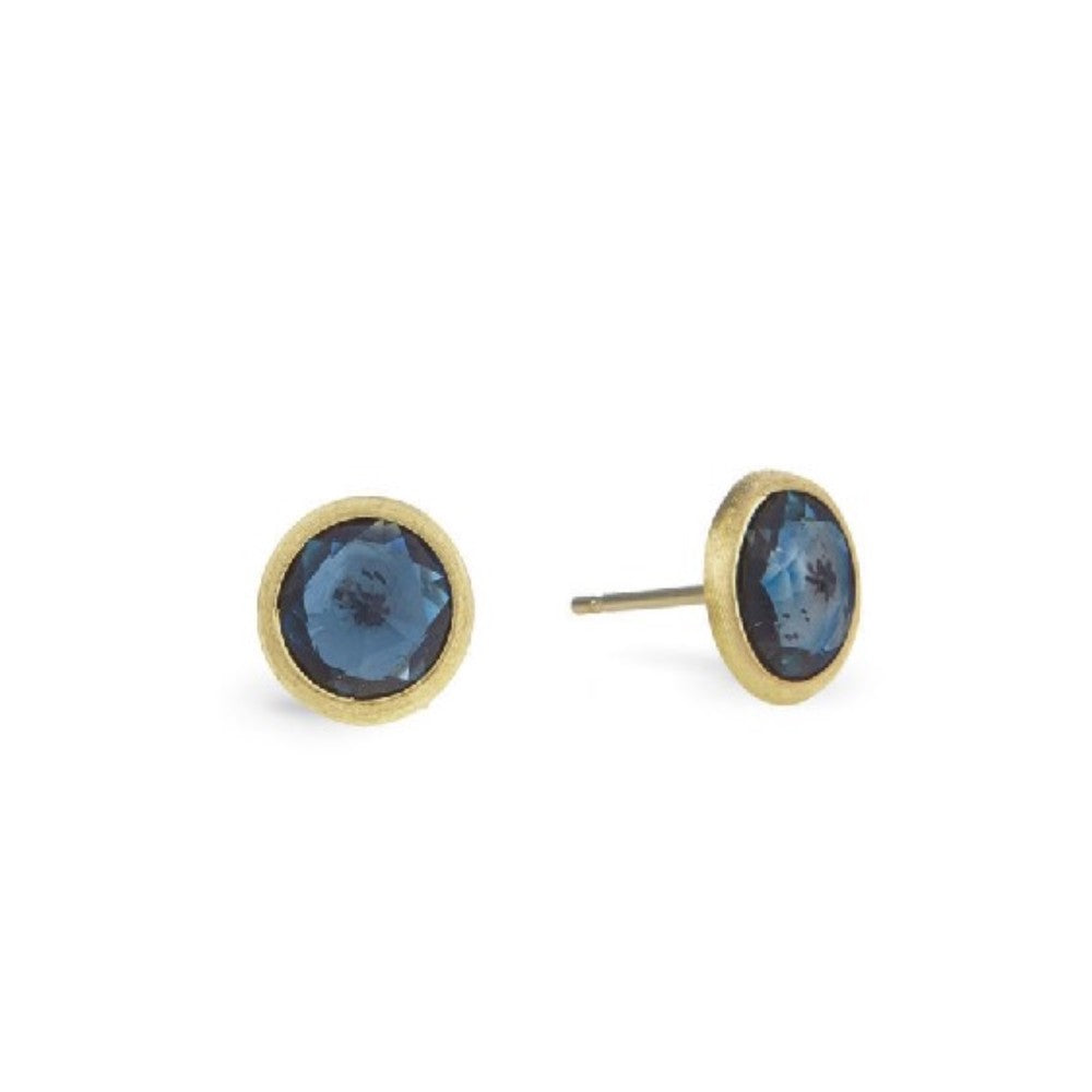 EARRINGS YELLOW GOLD Κ18 ΜΕ SEMIPRECIOUS STONES - 99482