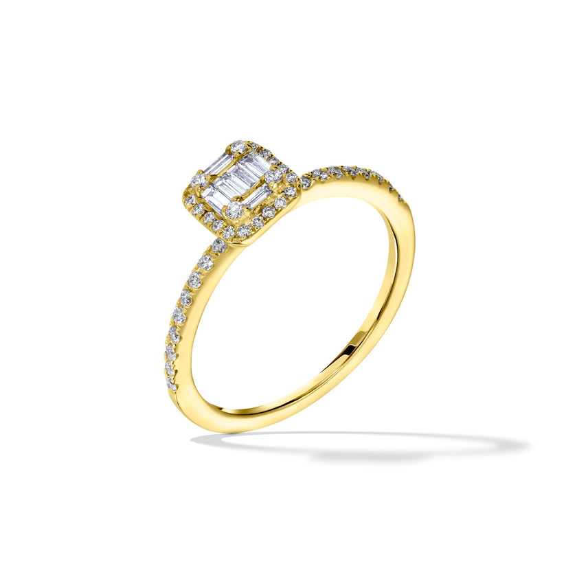 RING GOLD 750 & PRECIOUS STONES - 99497