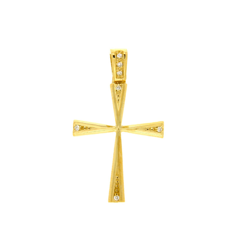 CROSS GOLD 585 & PRECIOUS STONES - 99563
