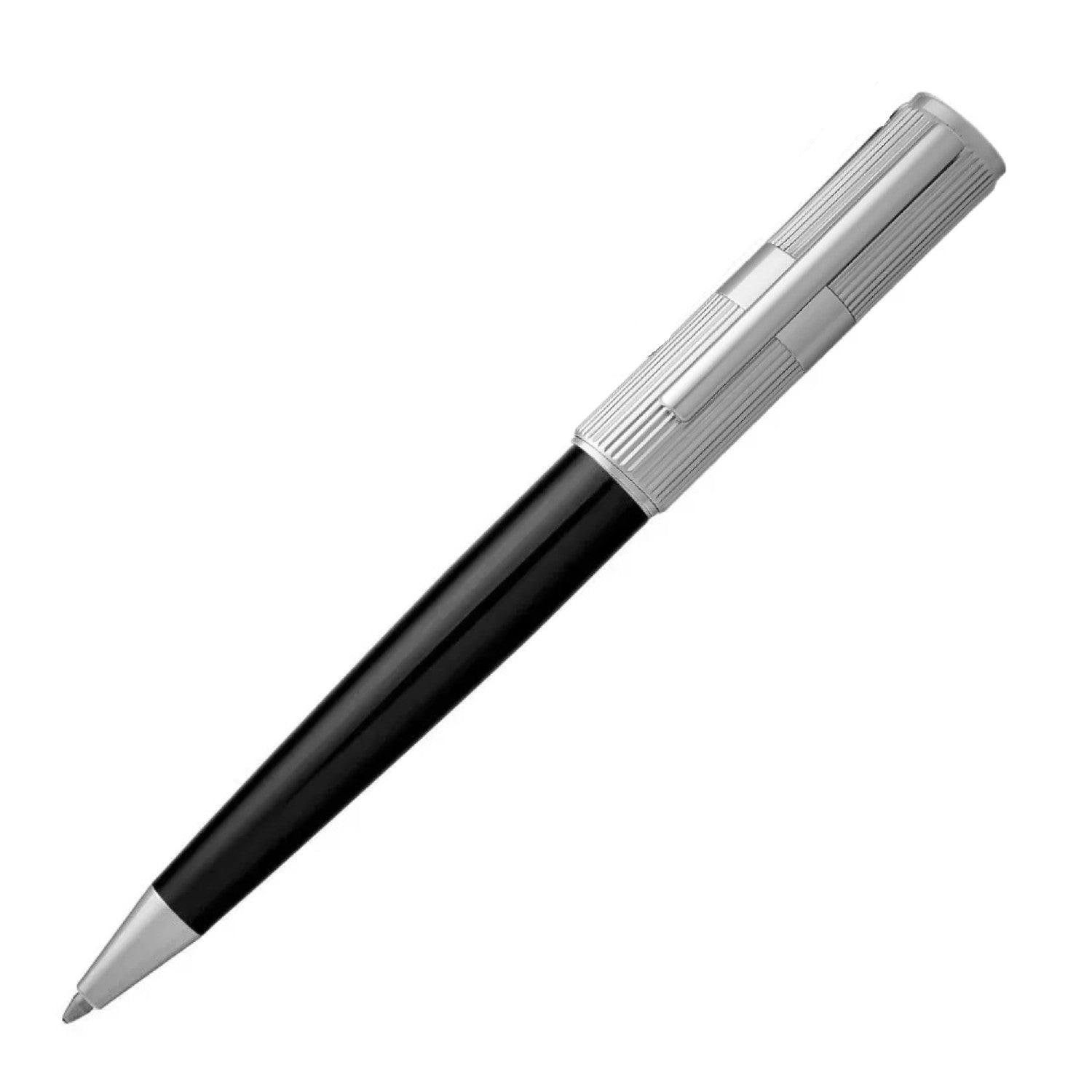 PEN BALLPOINT HUGO BOSS- FORMATION SILVER/BLACK - 99597