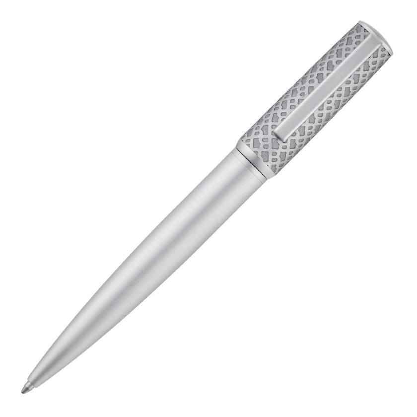 PEN BALLPOINT HUGO BOSS-ARCHE MONOGRAM/CHROME - 99600