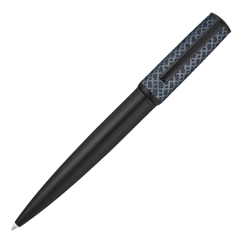 PEN BALLPOINT HUGO BOSS-ARCHE MONOGRAM BLACK & NAVY - 99602