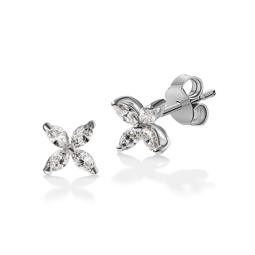 EARRINGS GOLD 18K PRECIOUS STONES - 99706