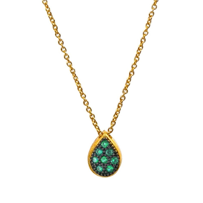 NECKLACE YELLOW SILVER 925 & C.Z. - 99731